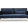 The Surprise Price - Habitat Andy 3 Seater Velvet Clic Clac Sofa Bed Blue Sofas And Armchairs