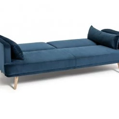 The Surprise Price - Habitat Andy 3 Seater Velvet Clic Clac Sofa Bed Blue Sofas And Armchairs -Seating Sales Store unnamed file 4279