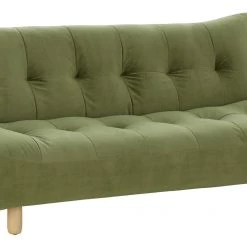 Discount - Habitat Kota 3 Seater Velvet Clic Clac Sofa Green Sofas And Armchairs -Seating Sales Store unnamed file 4370