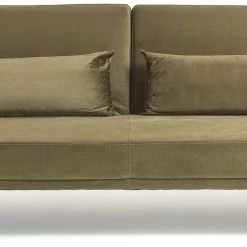 Free Shipping - Habitat Andy Clic Clac Velvet Sofa Bed Sage Sofas And Armchairs