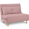 Discount - Habitat Roma Small Double Velvet Chairbed Pink Sofabeds