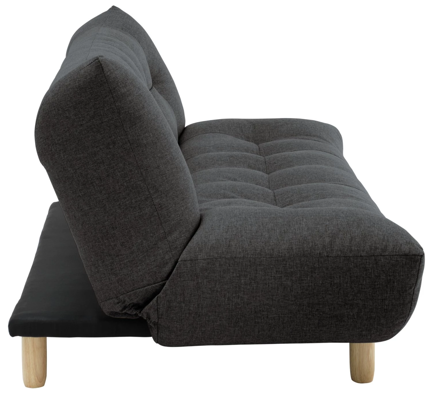 Shipping Included - Habitat Kota 3 Seater Fabric Sofa Bed Charcoal Sofabeds 5 Shipping Included - Habitat Kota 3 Seater Fabric Sofa Bed Charcoal Sofabeds - Image 5