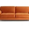 Free Shipping - Habitat Joel 3 Seater Fabric Sofa Bed Orange Sofas And Armchairs