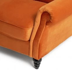 Free Shipping - Habitat Joel 3 Seater Fabric Sofa Bed Orange Sofas And Armchairs -Seating Sales Store unnamed file 4513