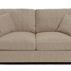On Sale - Habitat Lisbon Small Double Fabric Sofa Bed Beige Sofas And Armchairs