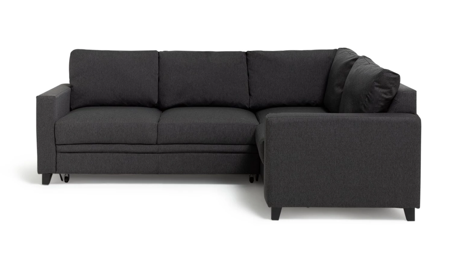 Shipping Included - Habitat Seattle Right Corner Fabric Sofa Bed Charcoal Sofabeds 4 Shipping Included - Habitat Seattle Right Corner Fabric Sofa Bed Charcoal Sofabeds - Image 4