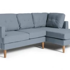 Free Shipping - Habitat Joshua Right Corner Fabric Sofa Blue Sofas