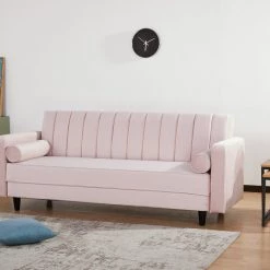 Shipping Included - Habitat Preston Clic Clac Velvet Sofa Bed Pink Sofas And Armchairs -Seating Sales Store unnamed file 4754