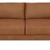 Flash Sale - Habitat Hyde 3 Seater Leather Sofa Bed Tan Sofas And Armchairs