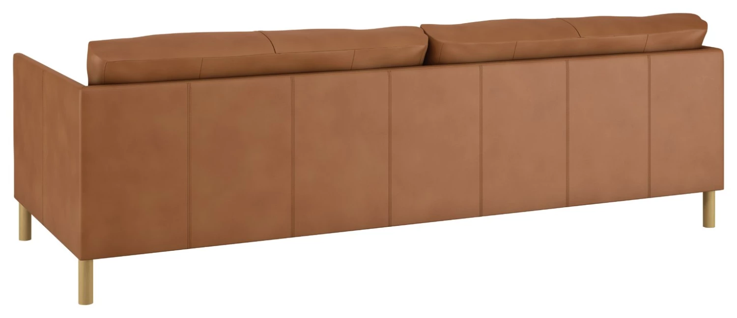 Flash Sale - Habitat Hyde 3 Seater Leather Sofa Bed Tan Sofas And Armchairs 4 Flash Sale - Habitat Hyde 3 Seater Leather Sofa Bed Tan Sofas And Armchairs - Image 4