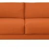 Flash Sale - Habitat Hyde 3 Seater Fabric Sofa Bed Orange Sofabeds