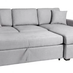 Shipping Included - Habitat Reagan Right Corner Fabric Sofa Bed Grey Sofas And Armchairs -Seating Sales Store unnamed file 4821