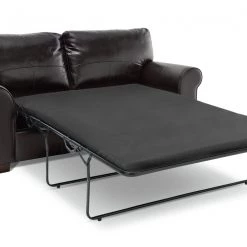 On Sale - Habitat Salisbury 2 Seater Leather Sofa Bed Dark Brown Sofabeds -Seating Sales Store unnamed file 4864