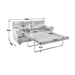 Discount - Habitat Salisbury 2 Seater Leather Sofa Bed Black Sofabeds -Seating Sales Store unnamed file 4872