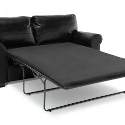 Discount - Habitat Salisbury 2 Seater Leather Sofa Bed Black Sofabeds -Seating Sales Store unnamed file 4873