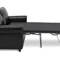 Discount - Habitat Salisbury 2 Seater Leather Sofa Bed Black Sofabeds -Seating Sales Store unnamed file 4874