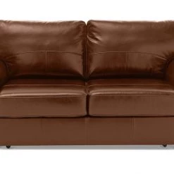 Best Price - Habitat Salisbury 2 Seater Leather Sofa Bed Tan Sofabeds