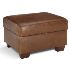Best Price - Habitat Salisbury Leather Storage Footstool Tan Footstools And Pouffes -Seating Sales Store unnamed file 4919
