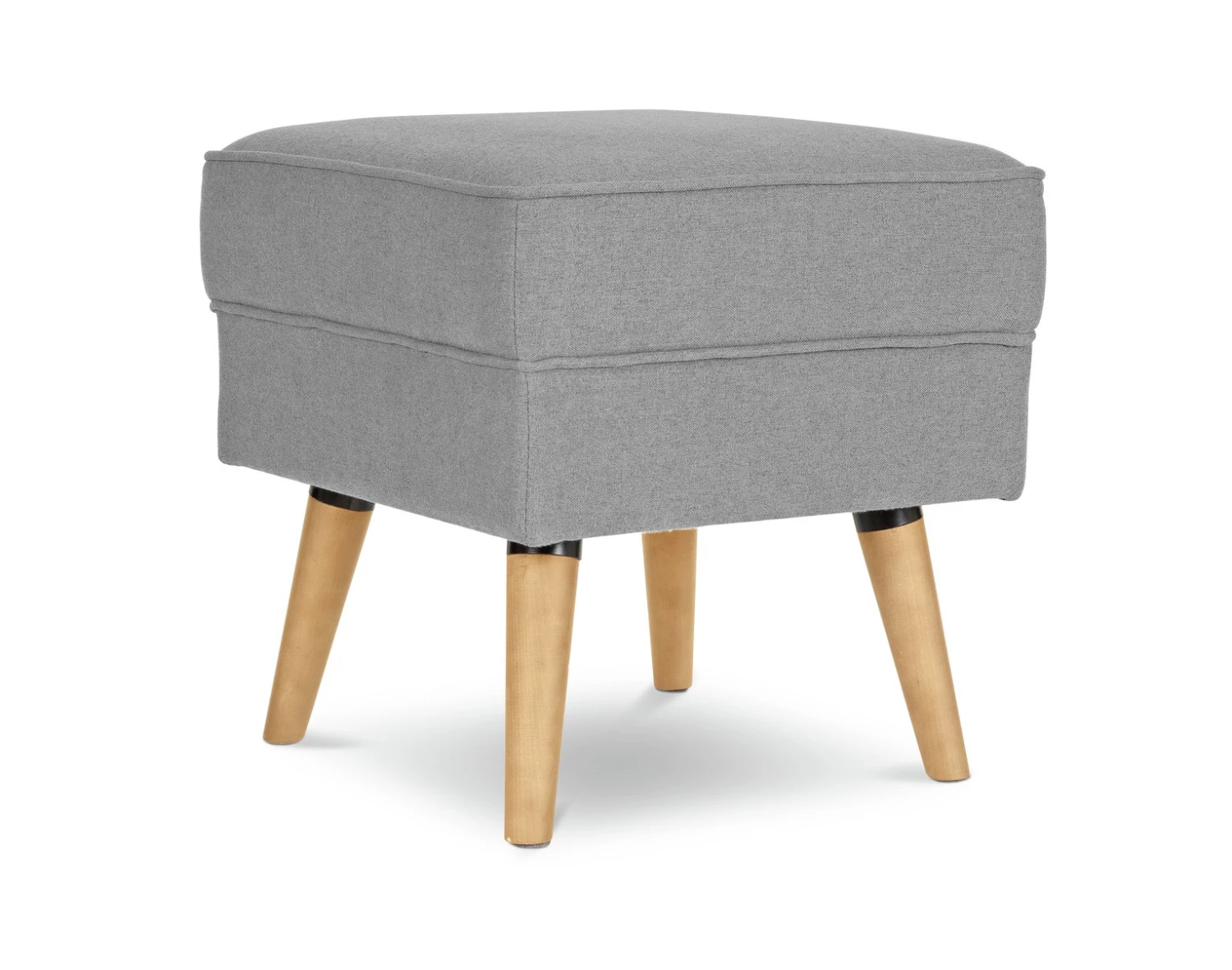 Discount - Habitat Callie Fabric Footstool Light Grey Sofas And Armchairs 3 Discount - Habitat Callie Fabric Footstool Light Grey Sofas And Armchairs - Image 3