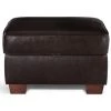Best Price - Habitat Salisbury Leather Storage Footstool Dark Brown Sofas And Armchairs