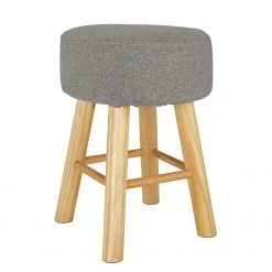 Flash Sale - Habitat Sophie Small Fabric Footstool Light Grey Footstools And Pouffes -Seating Sales Store unnamed file 4974