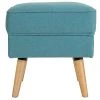 Free Shipping - Habitat Callie Fabric Footstool Teal Sofas And Armchairs