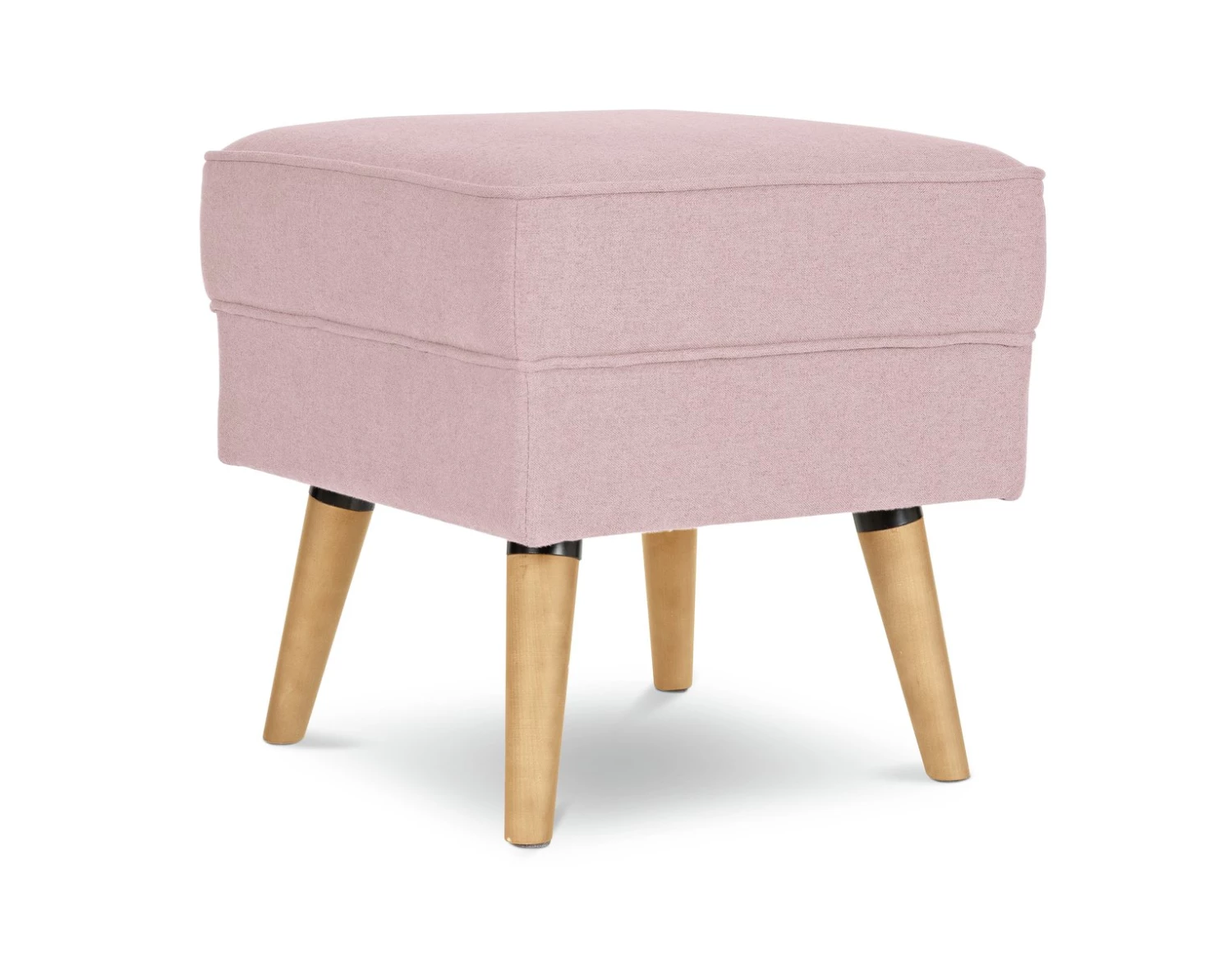 Flash Sale - Habitat Callie Fabric Footstool Blush Pink Footstools And Pouffes 3 Flash Sale - Habitat Callie Fabric Footstool Blush Pink Footstools And Pouffes - Image 3