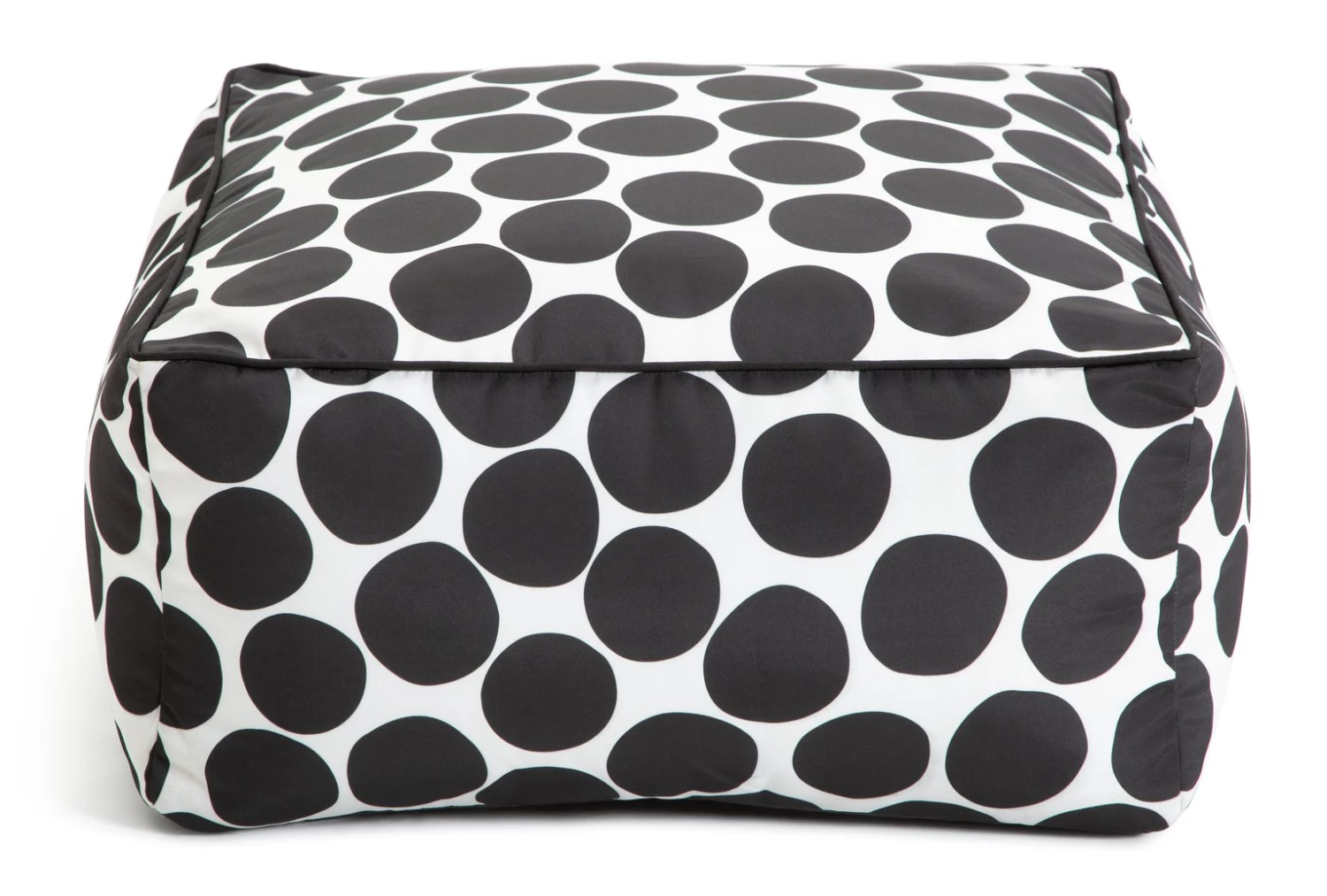 Shipping Included - Habitat Sicilia Floor Cushion Black & White Footstools And Pouffes 1 Shipping Included - Habitat Sicilia Floor Cushion Black & White Footstools And Pouffes