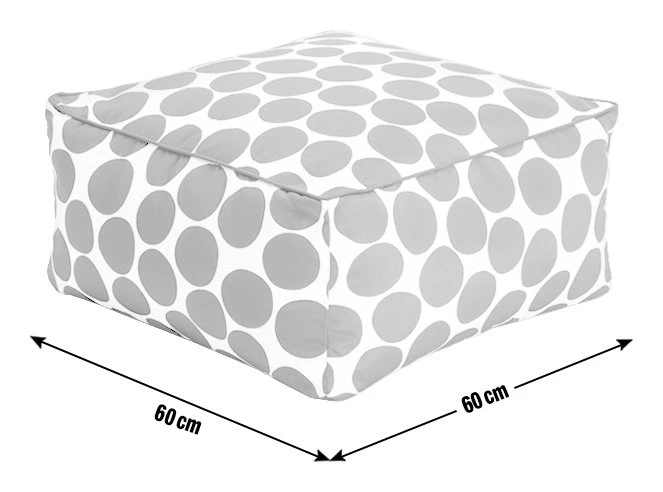 Shipping Included - Habitat Sicilia Floor Cushion Black & White Footstools And Pouffes 3 Shipping Included - Habitat Sicilia Floor Cushion Black & White Footstools And Pouffes - Image 3