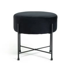 Flash Sale - Habitat Jax Velvet Footstool Silver Sofas And Armchairs -Seating Sales Store unnamed file 5085