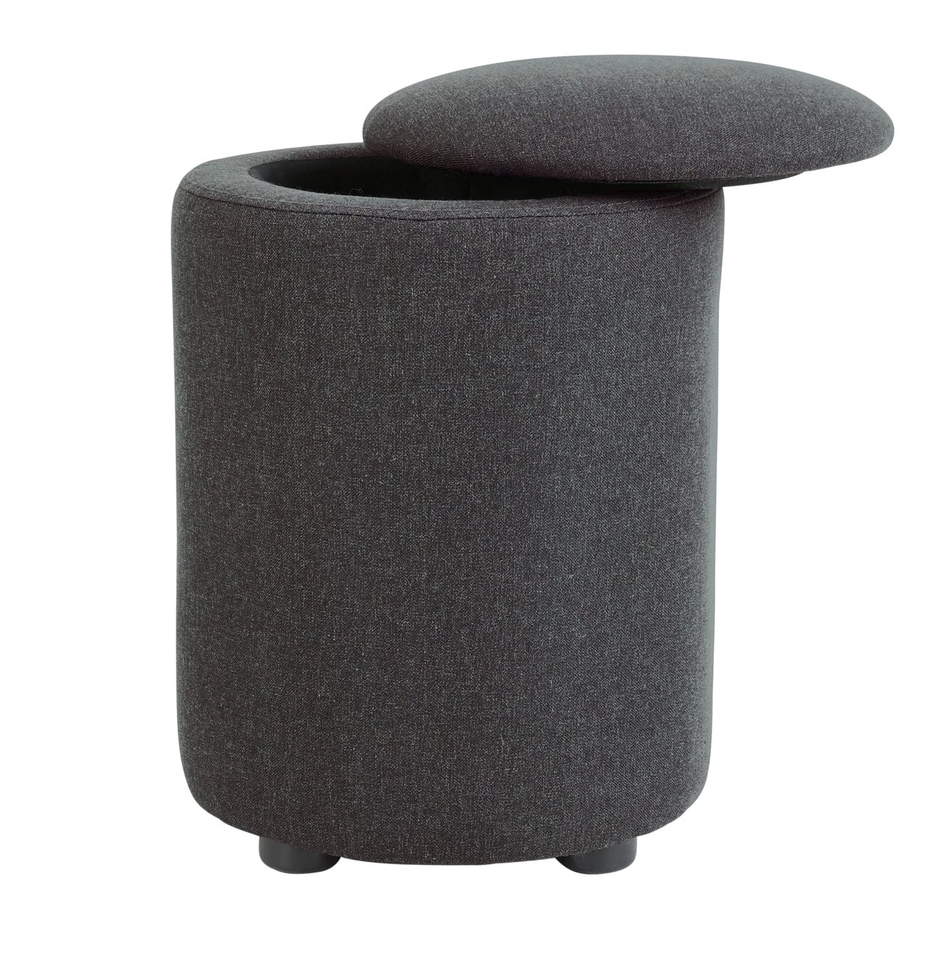 On Sale - Habitat Emil Fabric Storage Stool Charcoal Sofas And Armchairs 4 On Sale - Habitat Emil Fabric Storage Stool Charcoal Sofas And Armchairs - Image 4