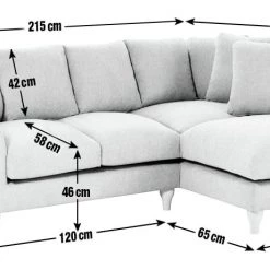 Flash Sale - Habitat Carrie Fabric Left Corner Chaise Grey Sofas And Armchairs -Seating Sales Store unnamed file 511