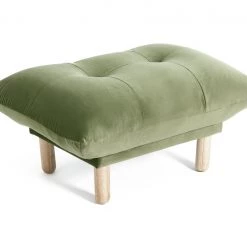 Shipping Included - Habitat Kota Velvet Footstool Green Sofas And Armchairs -Seating Sales Store unnamed file 5126