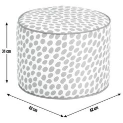 Flash Sale - Habitat Sienna Spot Pouffe Footstool Footstools And Pouffes -Seating Sales Store unnamed file 5164