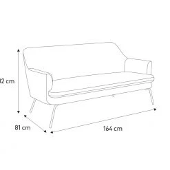 Discount - Habitat Celine 2 Seater Velvet 2 Seater Sofa Green Sofas And Armchairs -Seating Sales Store unnamed file 532