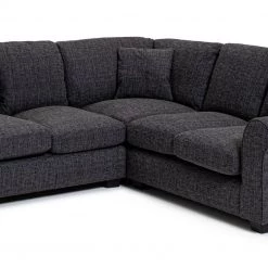Best Price - Habitat Lisbon Left Hand Corner Fabric Sofa Charcoal Sofas And Armchairs