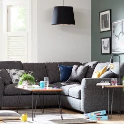 Best Price - Habitat Lisbon Left Hand Corner Fabric Sofa Charcoal Sofas And Armchairs -Seating Sales Store unnamed file 540