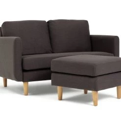 Best Price - Habitat Remi 2 Seater Fabric Chaise In A Box Charcoal Sofas -Seating Sales Store unnamed file 557