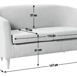 On Sale - Habitat 2 Seater Fabric Tub Sofa Navy Sofas -Seating Sales Store unnamed file 64