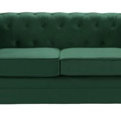 Best Price - Habitat Chesterfield 2 Seater Velvet Sofa Green Sofas