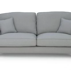 Free Shipping - Habitat Matilda 3 Seater Fabric Sofa Grey Sofas And Armchairs