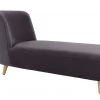 Discount - Habitat Daisy Velvet Chaise Grey Armchairs