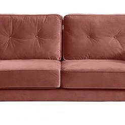 Discount - Habitat Vienna 2 Seater Velvet Sofa Rose Sofas And Armchairs
