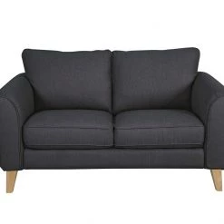 On Sale - Habitat Cooper 2 Seater Fabric Sofa Charcoal Sofas And Armchairs
