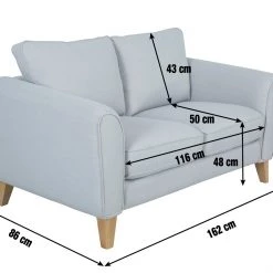 On Sale - Habitat Cooper 2 Seater Fabric Sofa Charcoal Sofas And Armchairs -Seating Sales Store unnamed file 720