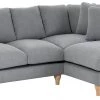 On Sale - Habitat Carrie Fabric Right Corner Chaise Sofa Grey Sofas And Armchairs