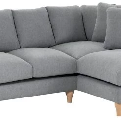 On Sale - Habitat Carrie Fabric Right Corner Chaise Sofa Grey Sofas And Armchairs