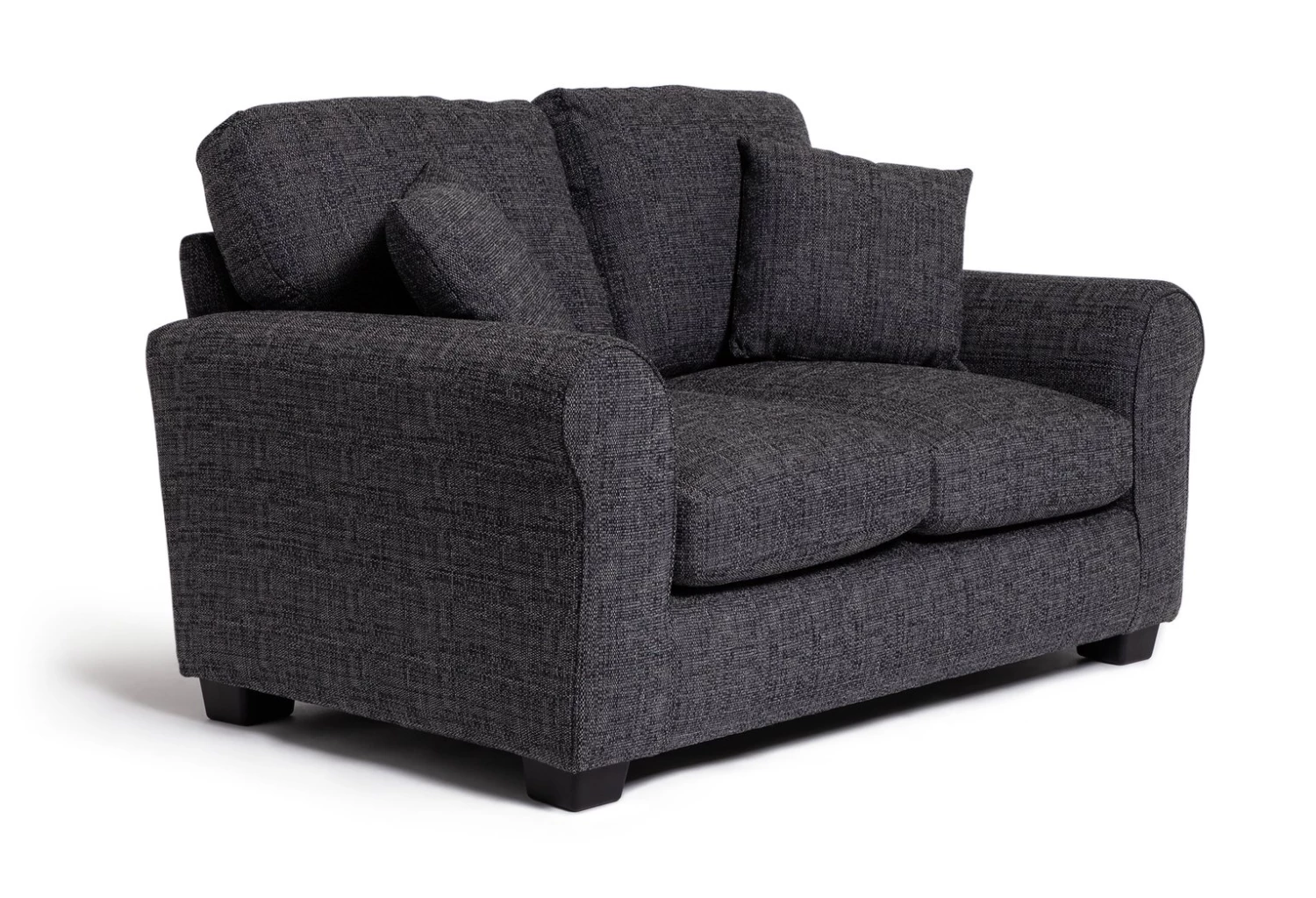 On Sale - Habitat Lisbon 2 Seater Fabric Sofa Charcoal Sofas 7 On Sale - Habitat Lisbon 2 Seater Fabric Sofa Charcoal Sofas - Image 7