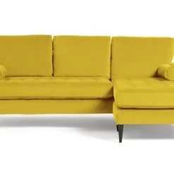 Free Shipping - Habitat Hudson Reversible Velvet Chaise Olive Sofas And Armchairs -Seating Sales Store unnamed file 806