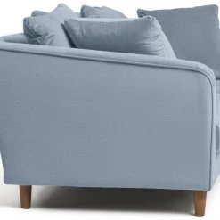 The Surprise Price - Habitat Roman 3 Seater Velvet Sofa Blue Sofas And Armchairs -Seating Sales Store unnamed file 929